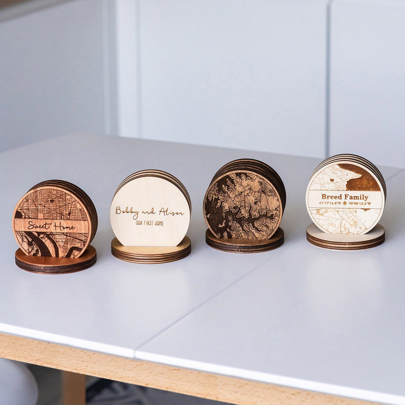 Custom Wooden Coasters
