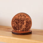 Wooden Drink Coasters | Custom Home Coordinates