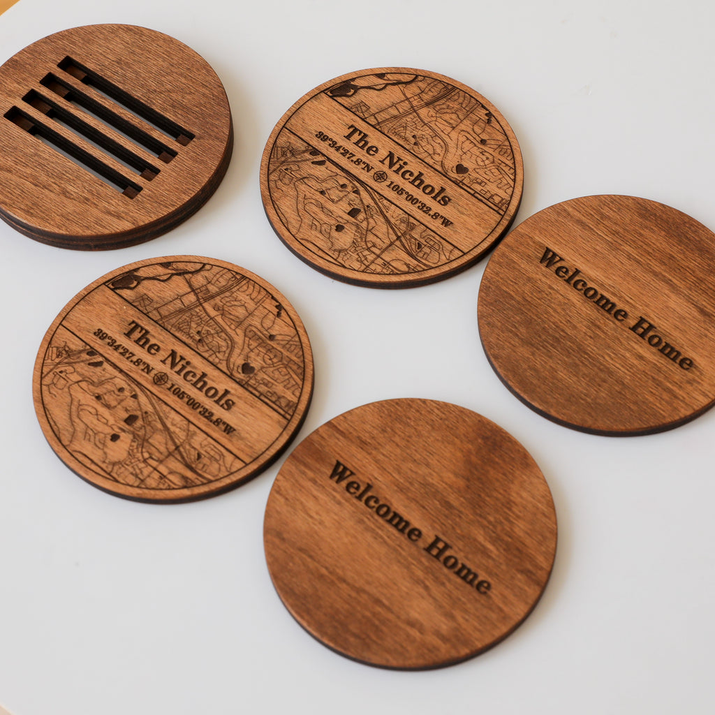 Carte De Localisation De L'Engagement Du Cercle En Bois 3D