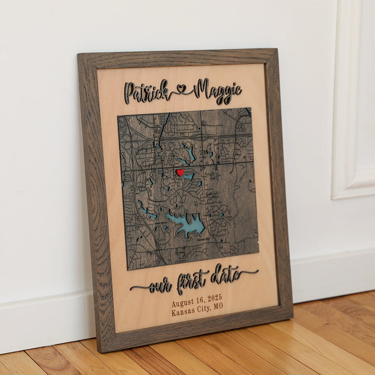 Carte De Localisation De L'Engagement Du Cercle En Bois 3D