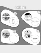 Custom Wooden Map Coasters Sweet Home