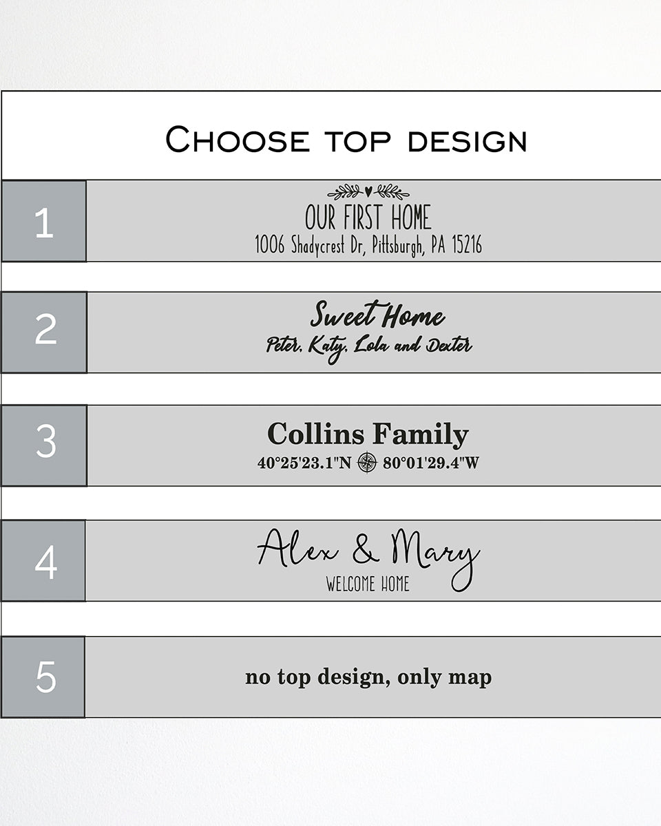 Collection of customizable address label designs on a gray background