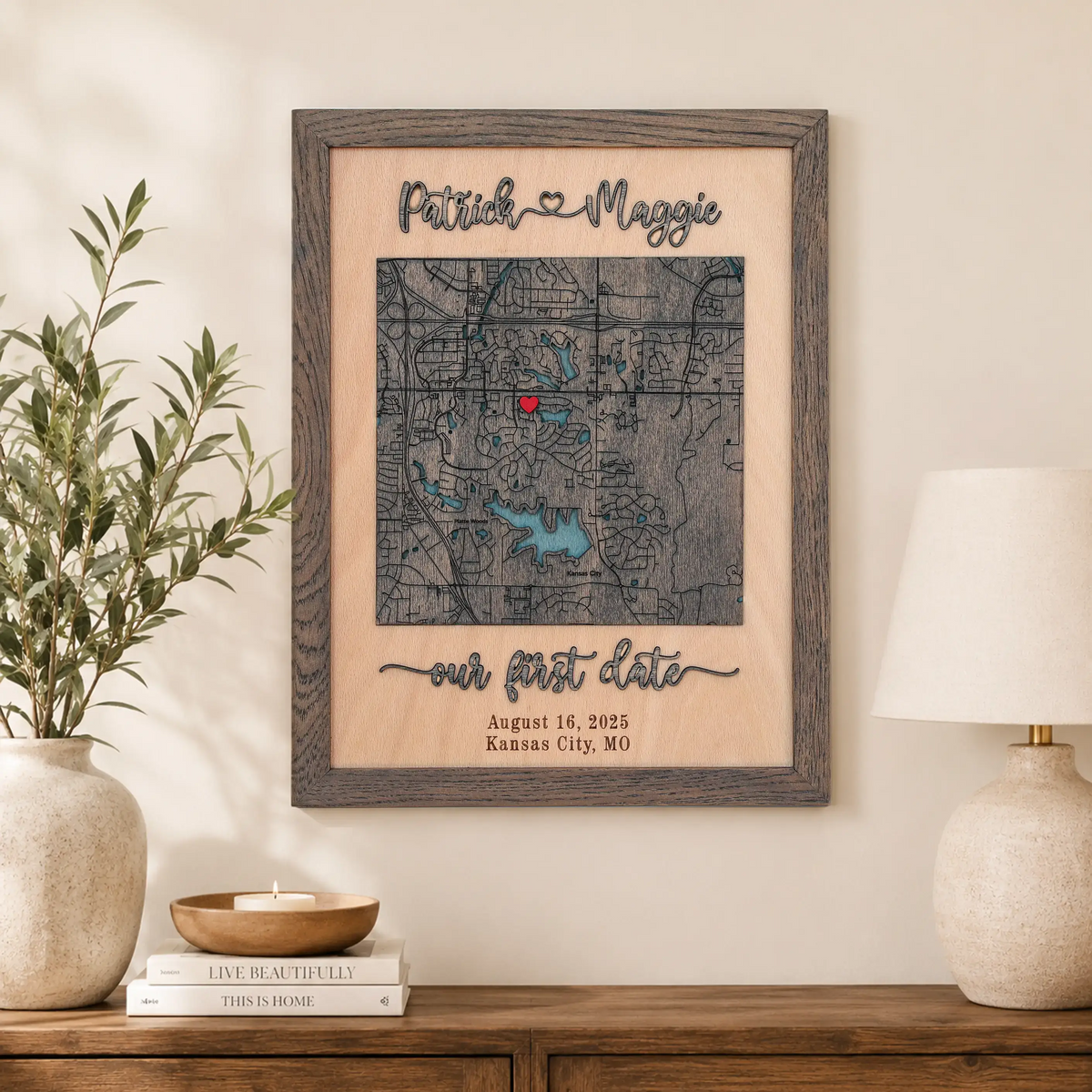 Carte De Localisation De L'Engagement Du Cercle En Bois 3D