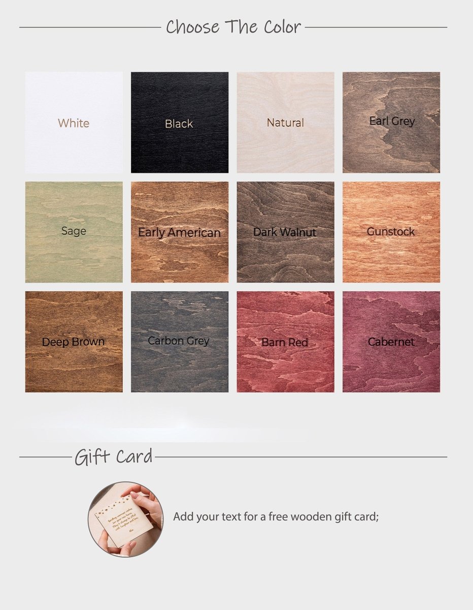 Custom Wooden Lake Map Magnetic Keyholder