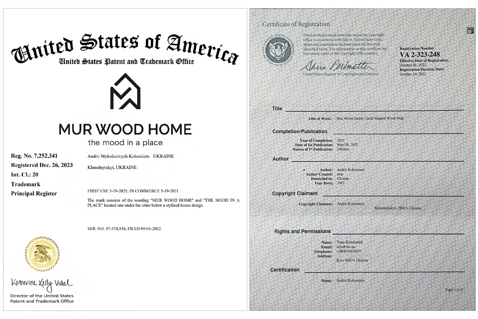 Certificate of Registration