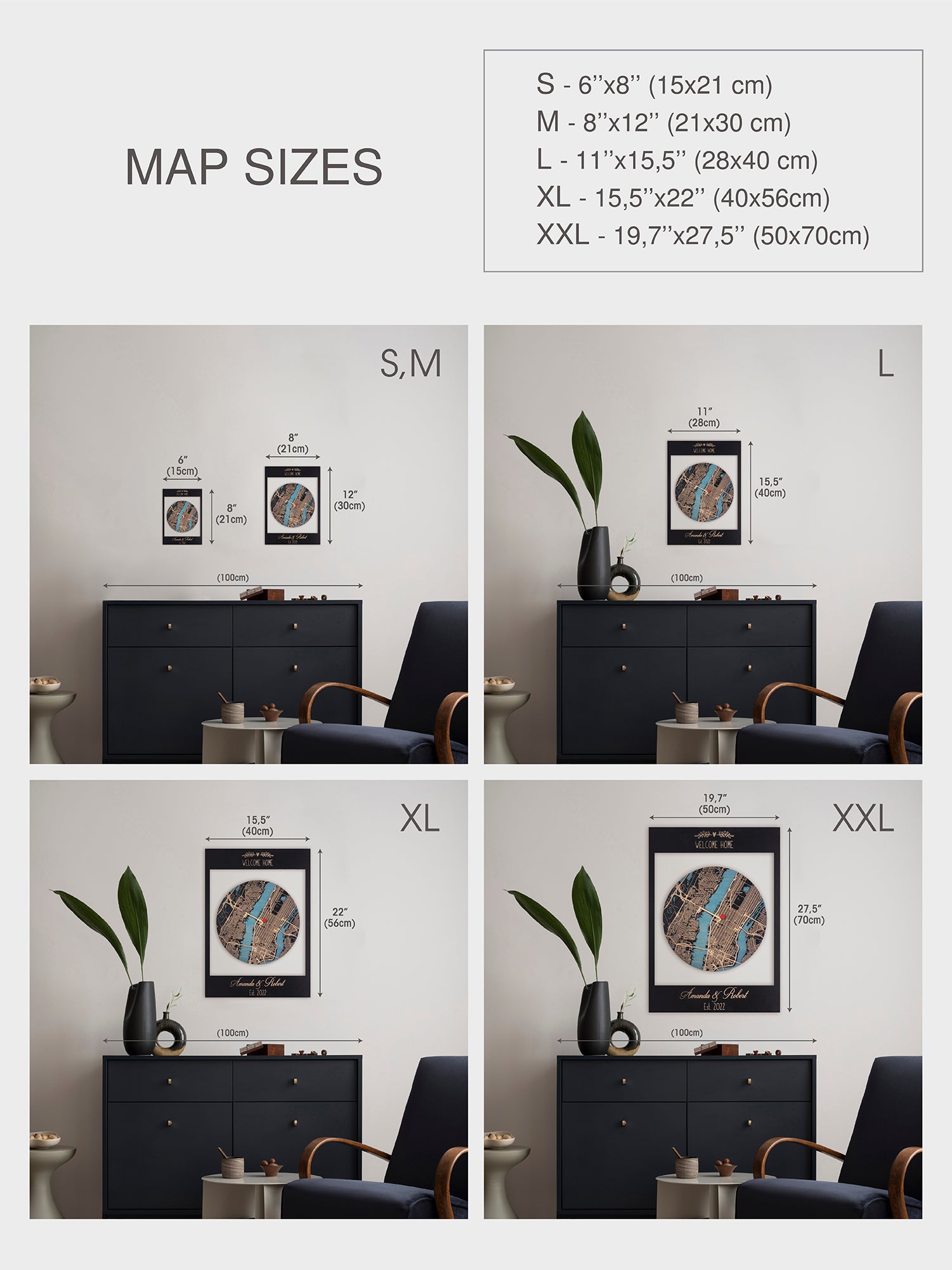 3D Wooden Location Map - Housewarming Gift First Home