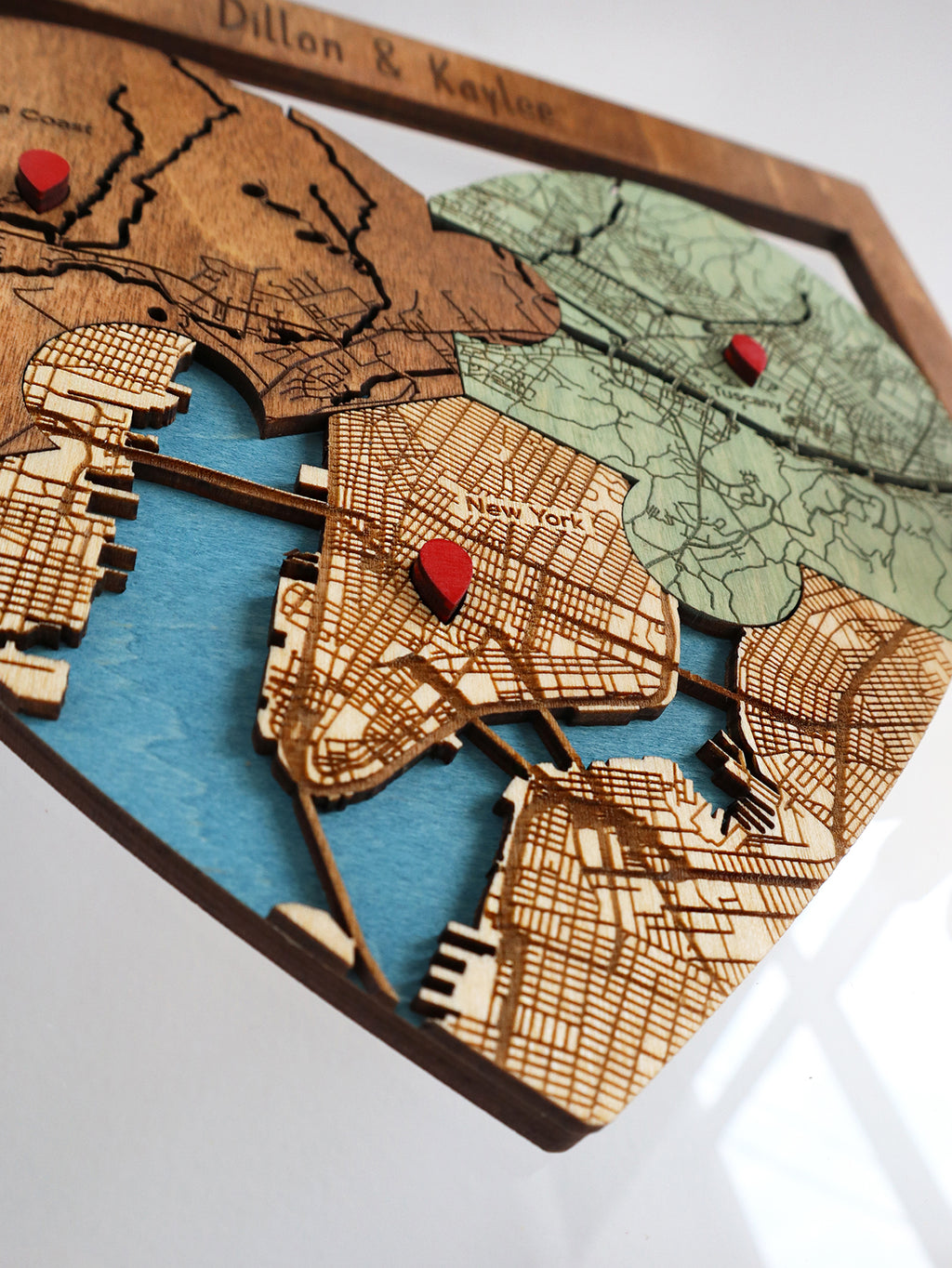 Mappa Della Posizione Del Coinvolgimento Del Cerchio Di Legno 3D