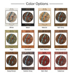 First Home map color options for personalized wooden framed city map housewarming gift