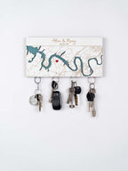 Personalized Magnetic Wooden Keyholder: Unique Gift for New Homeowners